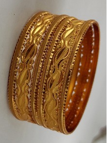 Gold Plated Bangles